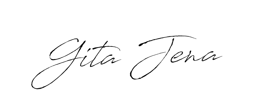 How to Draw Gita Jena signature style? Antro_Vectra is a latest design signature styles for name Gita Jena. Gita Jena signature style 6 images and pictures png