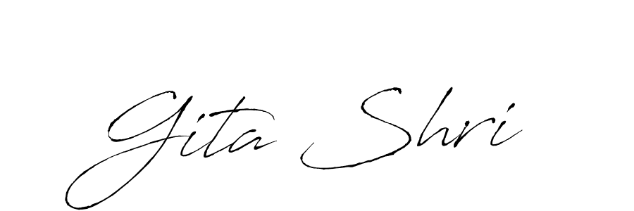 Also You can easily find your signature by using the search form. We will create Gita Shri name handwritten signature images for you free of cost using Antro_Vectra sign style. Gita Shri signature style 6 images and pictures png