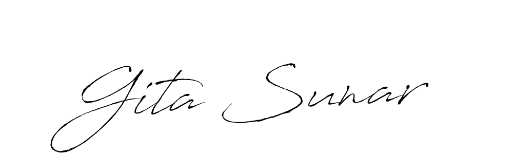 See photos of Gita Sunar official signature by Spectra . Check more albums & portfolios. Read reviews & check more about Antro_Vectra font. Gita Sunar signature style 6 images and pictures png