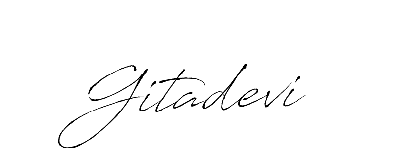 You should practise on your own different ways (Antro_Vectra) to write your name (Gitadevi) in signature. don't let someone else do it for you. Gitadevi signature style 6 images and pictures png