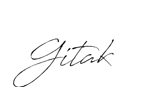 Create a beautiful signature design for name Gitak. With this signature (Antro_Vectra) fonts, you can make a handwritten signature for free. Gitak signature style 6 images and pictures png