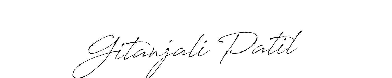 Use a signature maker to create a handwritten signature online. With this signature software, you can design (Antro_Vectra) your own signature for name Gitanjali Patil. Gitanjali Patil signature style 6 images and pictures png