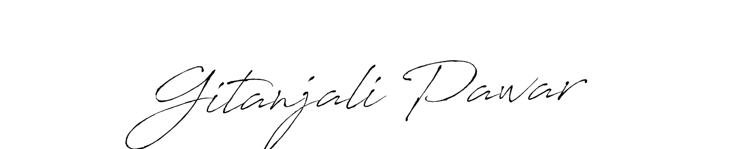 Gitanjali Pawar stylish signature style. Best Handwritten Sign (Antro_Vectra) for my name. Handwritten Signature Collection Ideas for my name Gitanjali Pawar. Gitanjali Pawar signature style 6 images and pictures png