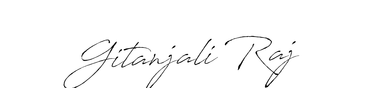 This is the best signature style for the Gitanjali Raj name. Also you like these signature font (Antro_Vectra). Mix name signature. Gitanjali Raj signature style 6 images and pictures png