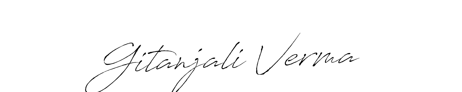 Make a beautiful signature design for name Gitanjali Verma. Use this online signature maker to create a handwritten signature for free. Gitanjali Verma signature style 6 images and pictures png