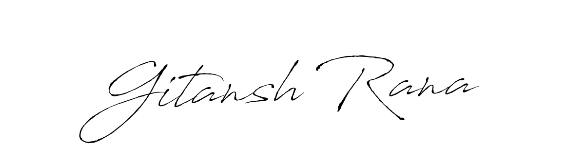 Also You can easily find your signature by using the search form. We will create Gitansh Rana name handwritten signature images for you free of cost using Antro_Vectra sign style. Gitansh Rana signature style 6 images and pictures png