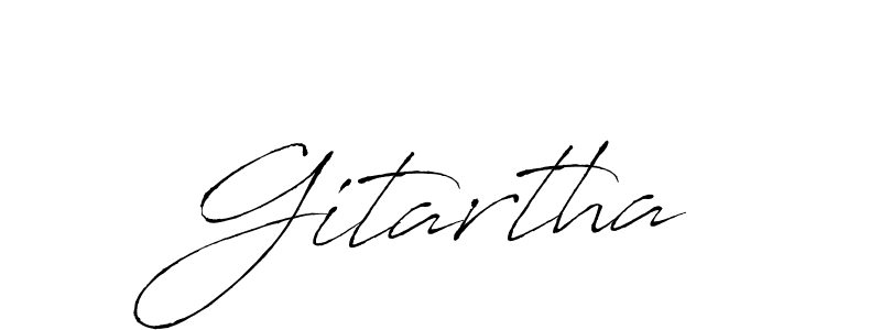 Gitartha stylish signature style. Best Handwritten Sign (Antro_Vectra) for my name. Handwritten Signature Collection Ideas for my name Gitartha. Gitartha signature style 6 images and pictures png