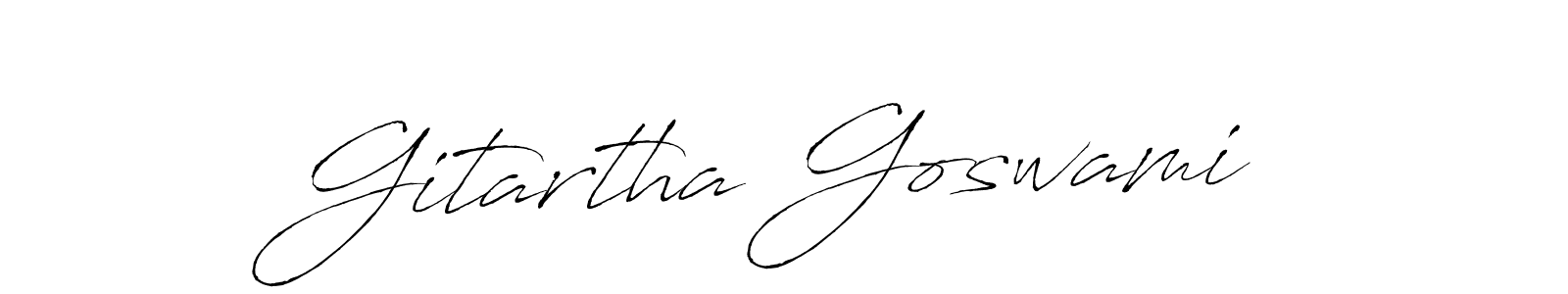 Also we have Gitartha Goswami name is the best signature style. Create professional handwritten signature collection using Antro_Vectra autograph style. Gitartha Goswami signature style 6 images and pictures png