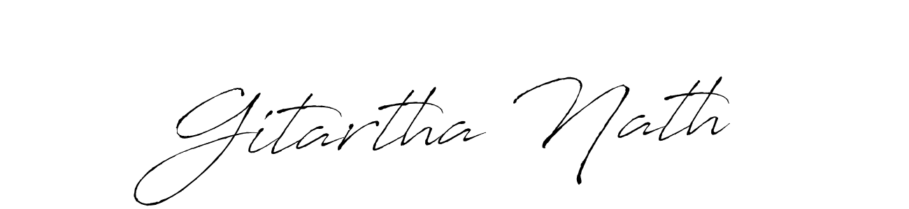 Also we have Gitartha Nath name is the best signature style. Create professional handwritten signature collection using Antro_Vectra autograph style. Gitartha Nath signature style 6 images and pictures png