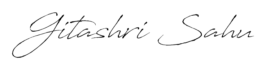 Once you've used our free online signature maker to create your best signature Antro_Vectra style, it's time to enjoy signing your documents with Gitashri Sahu name. Gitashri Sahu signature style 6 images and pictures png