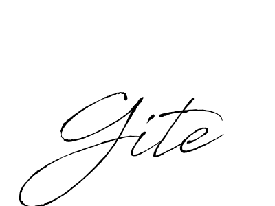 How to Draw Gite signature style? Antro_Vectra is a latest design signature styles for name Gite. Gite signature style 6 images and pictures png