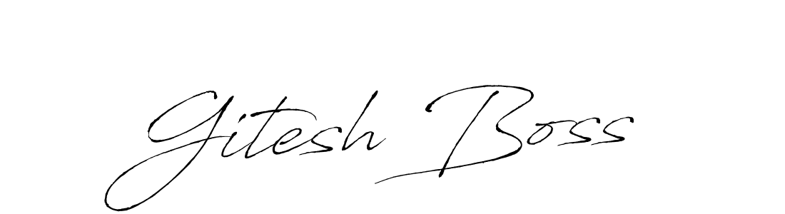 Similarly Antro_Vectra is the best handwritten signature design. Signature creator online .You can use it as an online autograph creator for name Gitesh Boss. Gitesh Boss signature style 6 images and pictures png