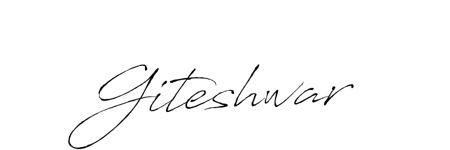 Also You can easily find your signature by using the search form. We will create Giteshwar name handwritten signature images for you free of cost using Antro_Vectra sign style. Giteshwar signature style 6 images and pictures png