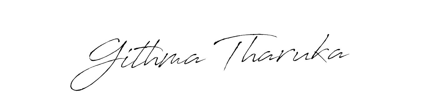 Githma Tharuka stylish signature style. Best Handwritten Sign (Antro_Vectra) for my name. Handwritten Signature Collection Ideas for my name Githma Tharuka. Githma Tharuka signature style 6 images and pictures png
