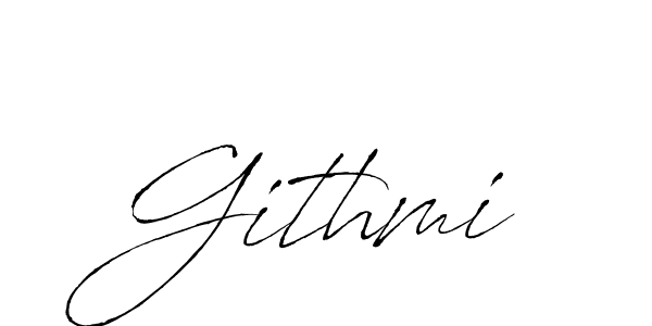 Create a beautiful signature design for name Githmi. With this signature (Antro_Vectra) fonts, you can make a handwritten signature for free. Githmi signature style 6 images and pictures png