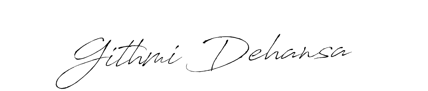 Use a signature maker to create a handwritten signature online. With this signature software, you can design (Antro_Vectra) your own signature for name Githmi Dehansa. Githmi Dehansa signature style 6 images and pictures png