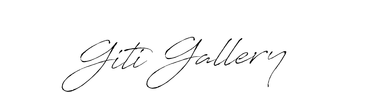 How to Draw Giti Gallery signature style? Antro_Vectra is a latest design signature styles for name Giti Gallery. Giti Gallery signature style 6 images and pictures png