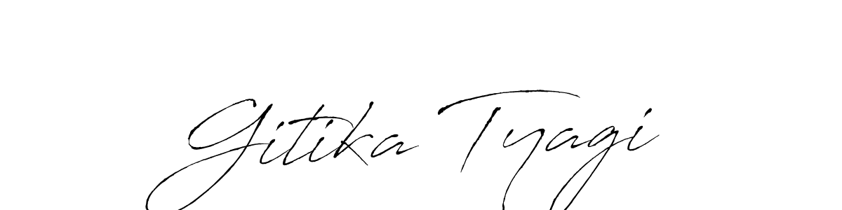 It looks lik you need a new signature style for name Gitika Tyagi. Design unique handwritten (Antro_Vectra) signature with our free signature maker in just a few clicks. Gitika Tyagi signature style 6 images and pictures png