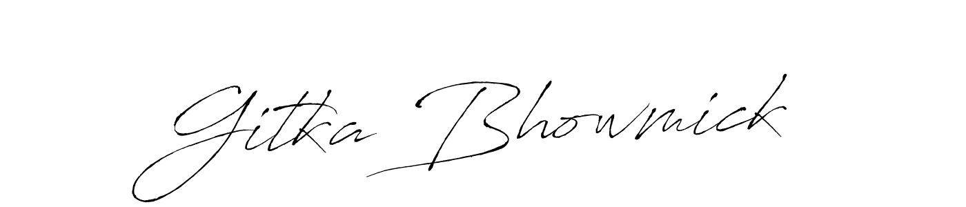 if you are searching for the best signature style for your name Gitka Bhowmick. so please give up your signature search. here we have designed multiple signature styles  using Antro_Vectra. Gitka Bhowmick signature style 6 images and pictures png