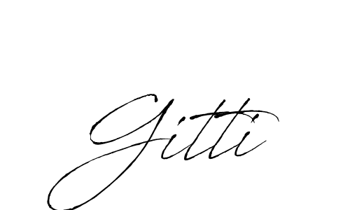How to Draw Gitti signature style? Antro_Vectra is a latest design signature styles for name Gitti. Gitti signature style 6 images and pictures png