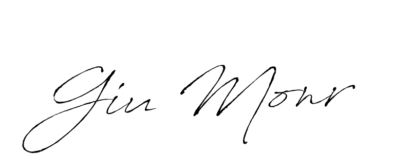 Make a beautiful signature design for name Giu Monr. Use this online signature maker to create a handwritten signature for free. Giu Monr signature style 6 images and pictures png