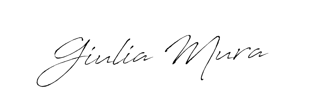 Create a beautiful signature design for name Giulia Mura. With this signature (Antro_Vectra) fonts, you can make a handwritten signature for free. Giulia Mura signature style 6 images and pictures png