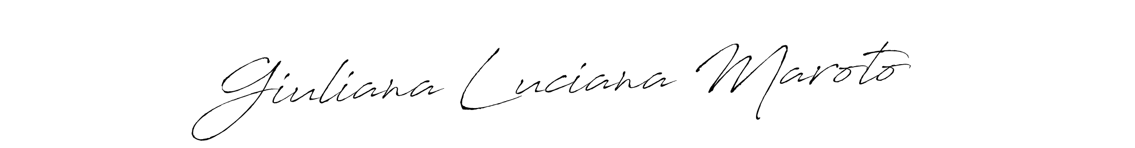 if you are searching for the best signature style for your name Giuliana Luciana Maroto. so please give up your signature search. here we have designed multiple signature styles  using Antro_Vectra. Giuliana Luciana Maroto signature style 6 images and pictures png