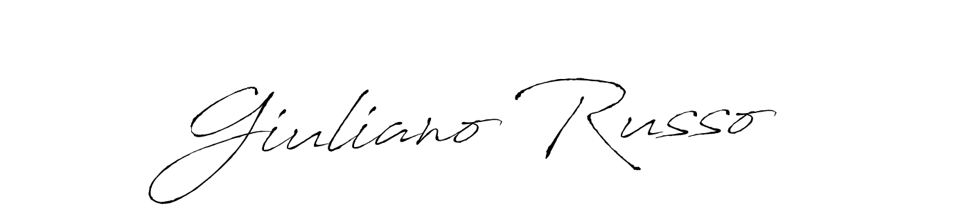 if you are searching for the best signature style for your name Giuliano Russo. so please give up your signature search. here we have designed multiple signature styles  using Antro_Vectra. Giuliano Russo signature style 6 images and pictures png