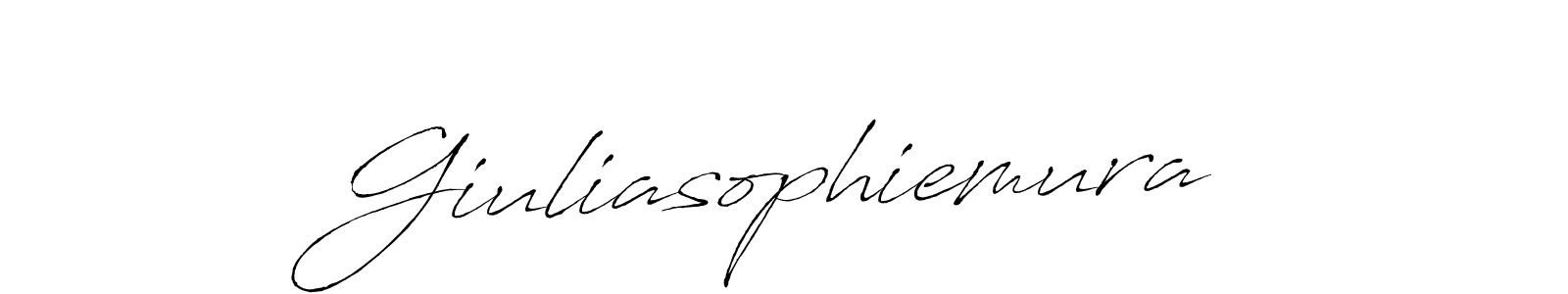 Design your own signature with our free online signature maker. With this signature software, you can create a handwritten (Antro_Vectra) signature for name Giuliasophiemura. Giuliasophiemura signature style 6 images and pictures png