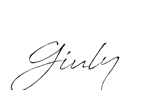 Antro_Vectra is a professional signature style that is perfect for those who want to add a touch of class to their signature. It is also a great choice for those who want to make their signature more unique. Get Giuly name to fancy signature for free. Giuly signature style 6 images and pictures png