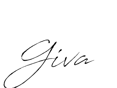 Also we have Giva name is the best signature style. Create professional handwritten signature collection using Antro_Vectra autograph style. Giva signature style 6 images and pictures png