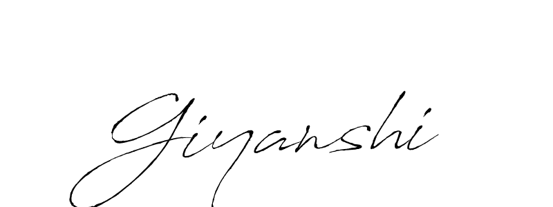 if you are searching for the best signature style for your name Giyanshi. so please give up your signature search. here we have designed multiple signature styles  using Antro_Vectra. Giyanshi signature style 6 images and pictures png