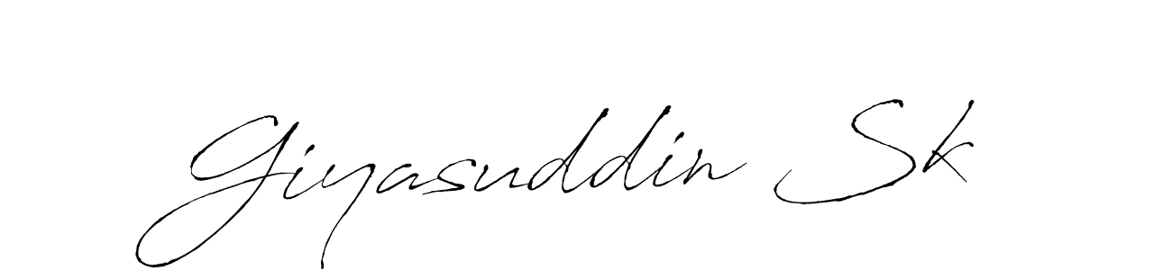 The best way (Antro_Vectra) to make a short signature is to pick only two or three words in your name. The name Giyasuddin Sk include a total of six letters. For converting this name. Giyasuddin Sk signature style 6 images and pictures png