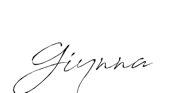The best way (Antro_Vectra) to make a short signature is to pick only two or three words in your name. The name Giynna include a total of six letters. For converting this name. Giynna signature style 6 images and pictures png
