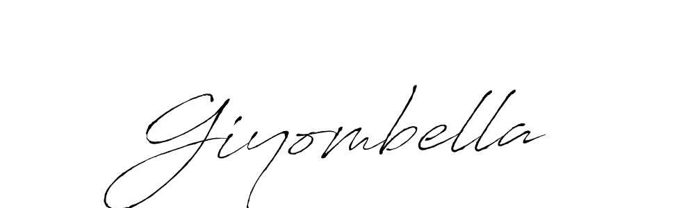 if you are searching for the best signature style for your name Giyombella. so please give up your signature search. here we have designed multiple signature styles  using Antro_Vectra. Giyombella signature style 6 images and pictures png