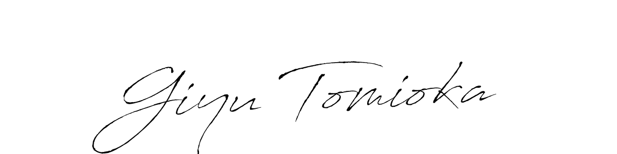 Use a signature maker to create a handwritten signature online. With this signature software, you can design (Antro_Vectra) your own signature for name Giyu Tomioka. Giyu Tomioka signature style 6 images and pictures png