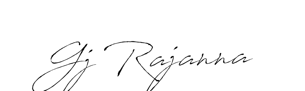 Design your own signature with our free online signature maker. With this signature software, you can create a handwritten (Antro_Vectra) signature for name Gj Rajanna. Gj Rajanna signature style 6 images and pictures png