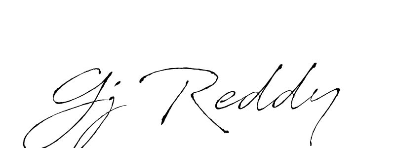 Create a beautiful signature design for name Gj Reddy. With this signature (Antro_Vectra) fonts, you can make a handwritten signature for free. Gj Reddy signature style 6 images and pictures png