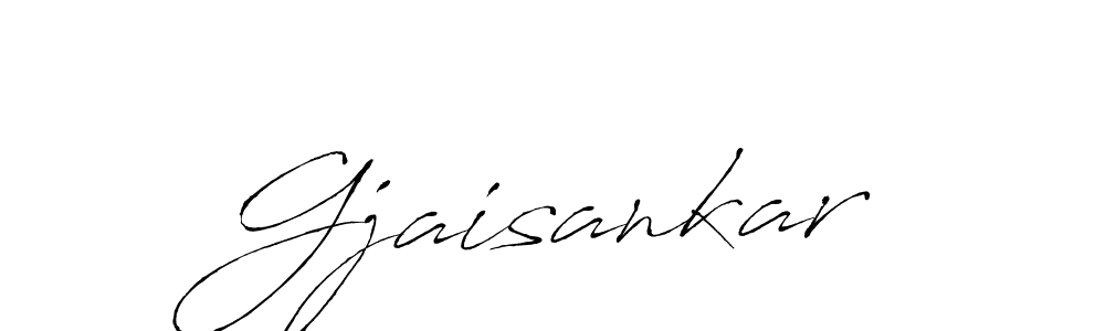 Gjaisankar stylish signature style. Best Handwritten Sign (Antro_Vectra) for my name. Handwritten Signature Collection Ideas for my name Gjaisankar. Gjaisankar signature style 6 images and pictures png