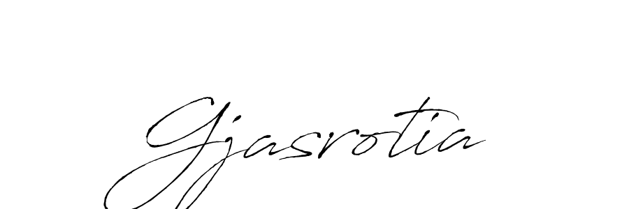 How to make Gjasrotia signature? Antro_Vectra is a professional autograph style. Create handwritten signature for Gjasrotia name. Gjasrotia signature style 6 images and pictures png