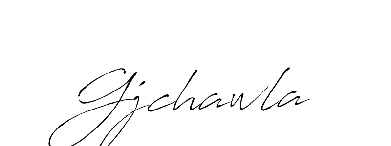 How to make Gjchawla signature? Antro_Vectra is a professional autograph style. Create handwritten signature for Gjchawla name. Gjchawla signature style 6 images and pictures png