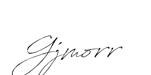 Make a beautiful signature design for name Gjmorr. With this signature (Antro_Vectra) style, you can create a handwritten signature for free. Gjmorr signature style 6 images and pictures png