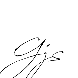 Create a beautiful signature design for name Gjs. With this signature (Antro_Vectra) fonts, you can make a handwritten signature for free. Gjs signature style 6 images and pictures png