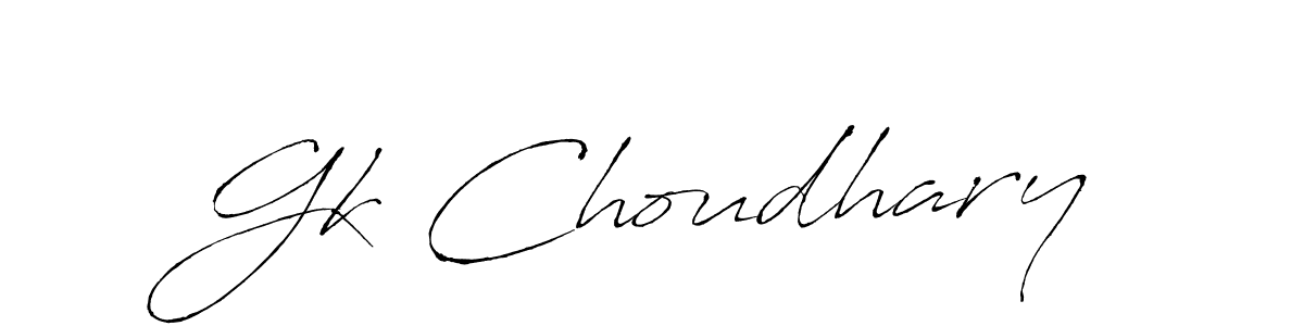 Also we have Gk Choudhary name is the best signature style. Create professional handwritten signature collection using Antro_Vectra autograph style. Gk Choudhary signature style 6 images and pictures png
