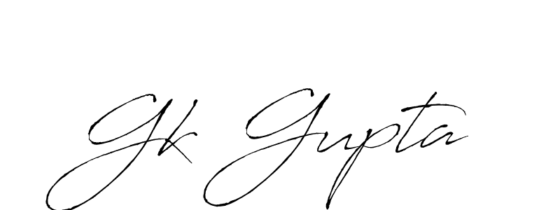 Gk Gupta stylish signature style. Best Handwritten Sign (Antro_Vectra) for my name. Handwritten Signature Collection Ideas for my name Gk Gupta. Gk Gupta signature style 6 images and pictures png