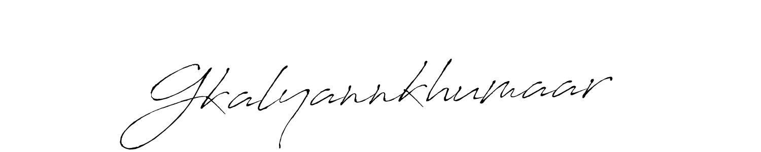 Make a beautiful signature design for name Gkalyannkhumaar. Use this online signature maker to create a handwritten signature for free. Gkalyannkhumaar signature style 6 images and pictures png