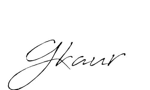 Gkaur stylish signature style. Best Handwritten Sign (Antro_Vectra) for my name. Handwritten Signature Collection Ideas for my name Gkaur. Gkaur signature style 6 images and pictures png