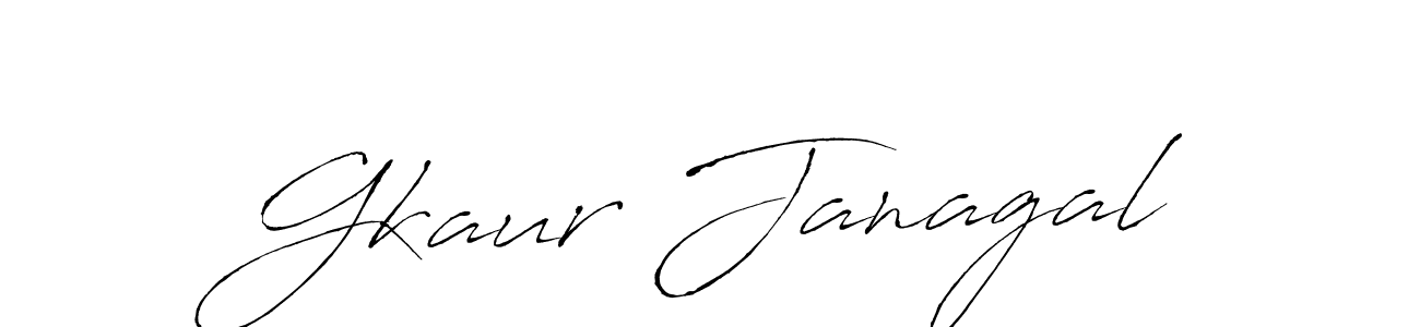 It looks lik you need a new signature style for name Gkaur Janagal. Design unique handwritten (Antro_Vectra) signature with our free signature maker in just a few clicks. Gkaur Janagal signature style 6 images and pictures png