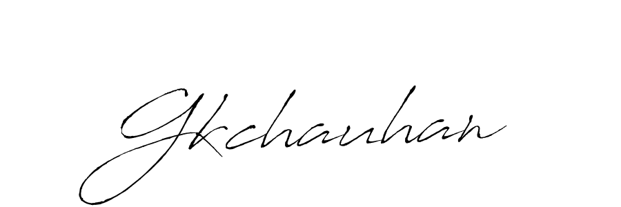 It looks lik you need a new signature style for name Gkchauhan. Design unique handwritten (Antro_Vectra) signature with our free signature maker in just a few clicks. Gkchauhan signature style 6 images and pictures png