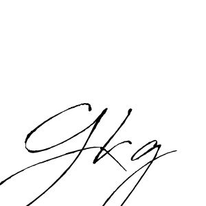 You should practise on your own different ways (Antro_Vectra) to write your name (Gkg) in signature. don't let someone else do it for you. Gkg signature style 6 images and pictures png